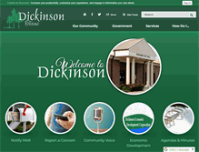 Tablet Screenshot of dickinsontexas.gov